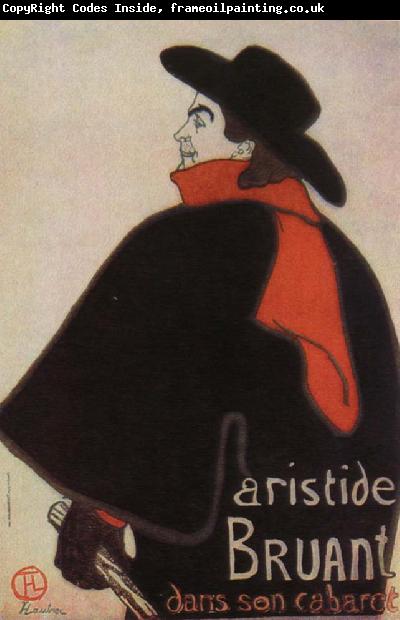 Henri de toulouse-lautrec Aristide Bruant at His Caharet